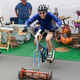 Illustration for article titled Bike/Lawnmower Hybrids Make Lawn Upkeep More… Fun?